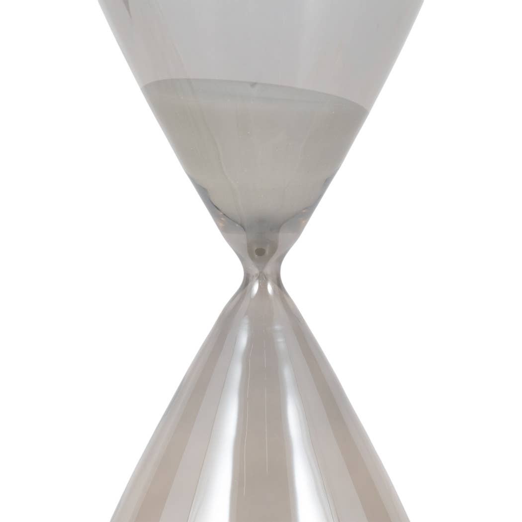 Large Teardrop Silhouette Hourglass - Grey, 20 in.