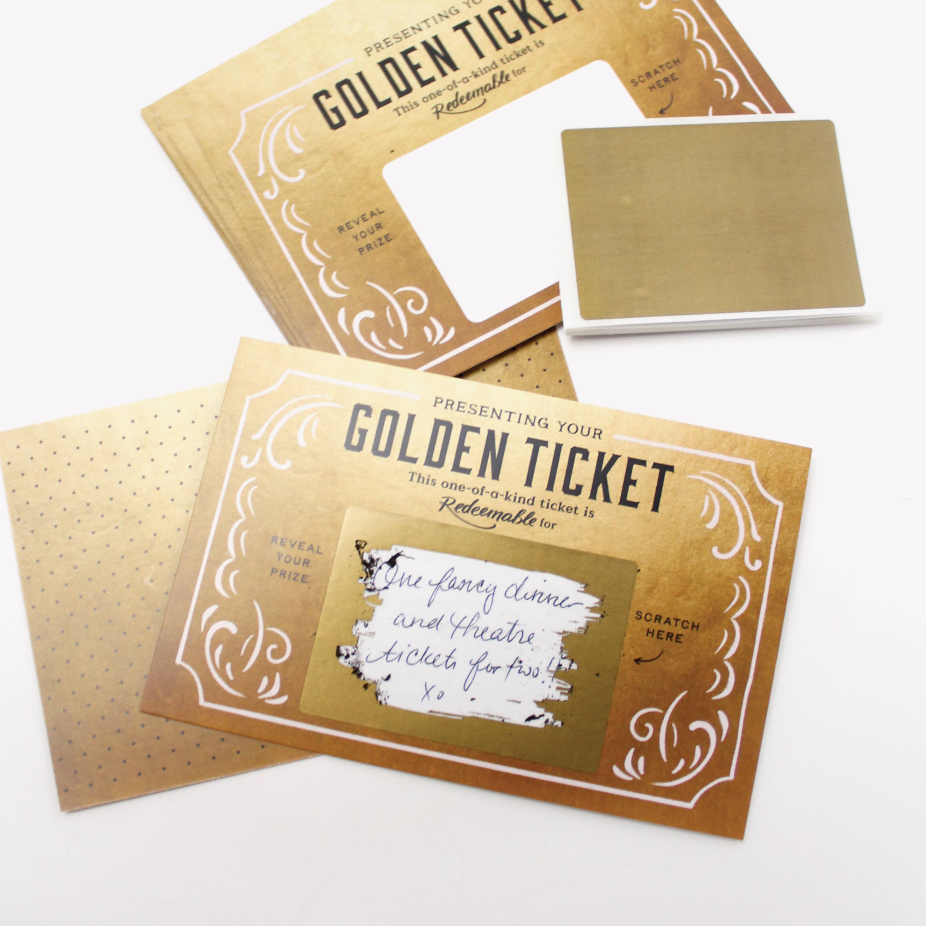 Golden Tickets - Box of 12