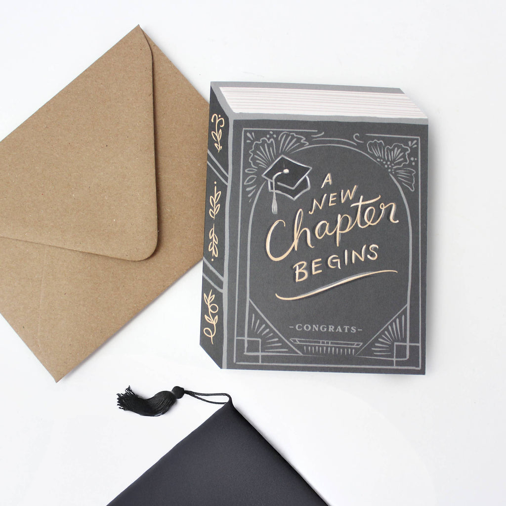 New Chapter Begins - Graduation Card