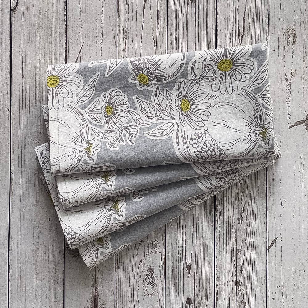 Pomegranate Grey, Napkin S/4
