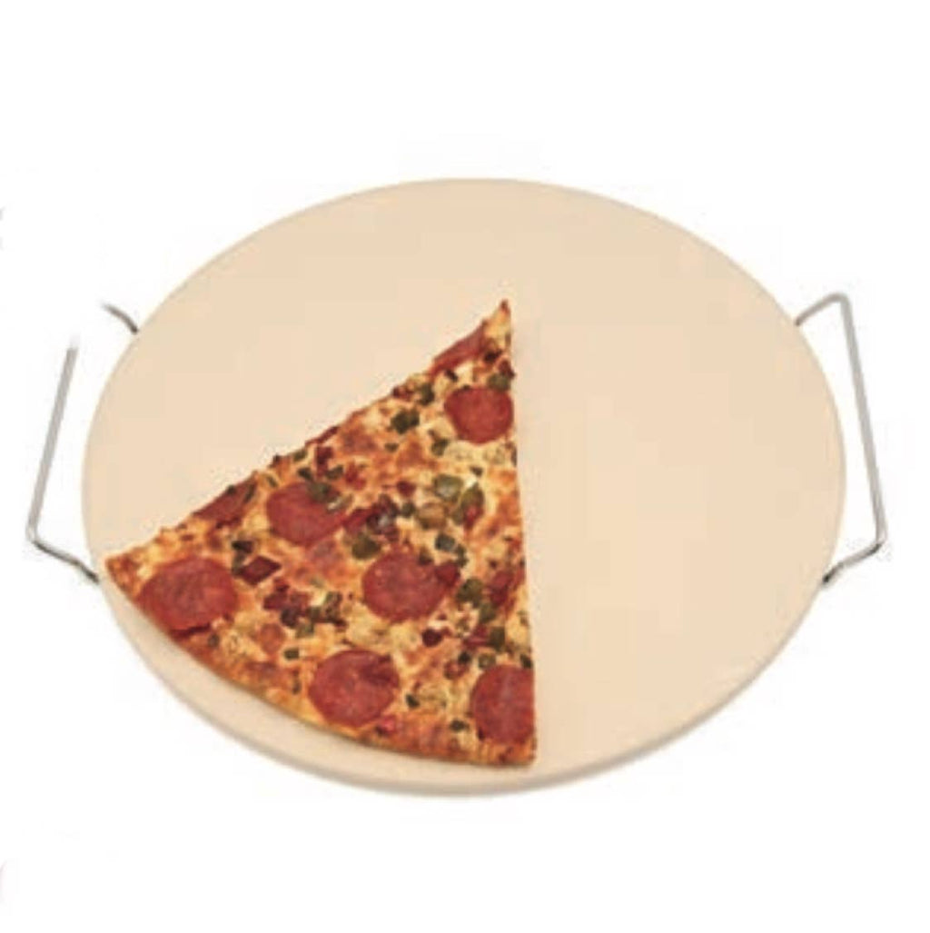 Round Pizza Stone With Rack, 15"