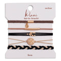 "Focus" Gold Arrow Charm Hair Tie Bracelets- K'lani hair tie bracelets