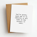 History Of Ever Love Greeting Card