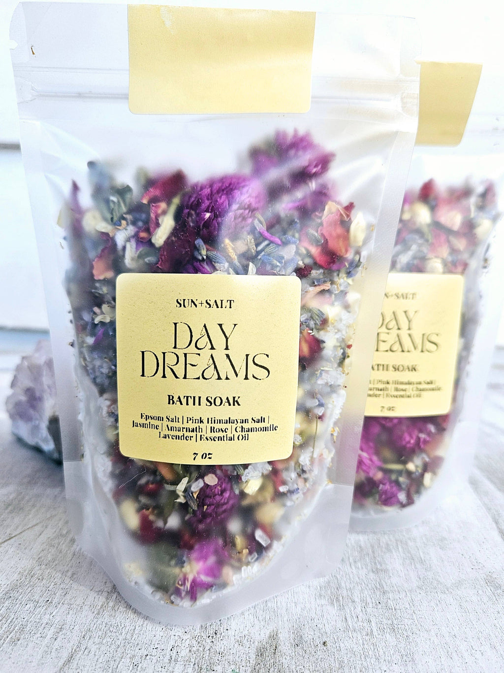 Day Dream Bath Soak - Bath Salts - Floral Soak -Lux&Lou -