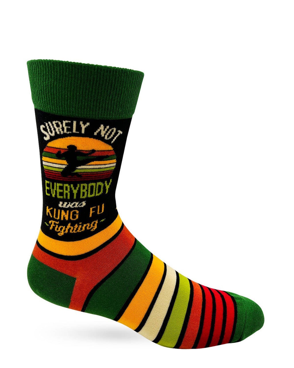 Surely Not Everybody Was Kung Fu Fighting Men's Socks