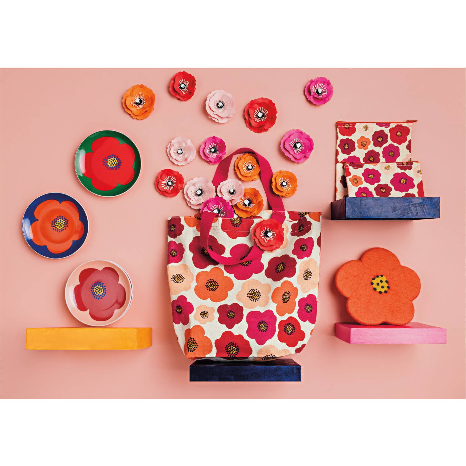 Poppy Appetizer Plates Assorted