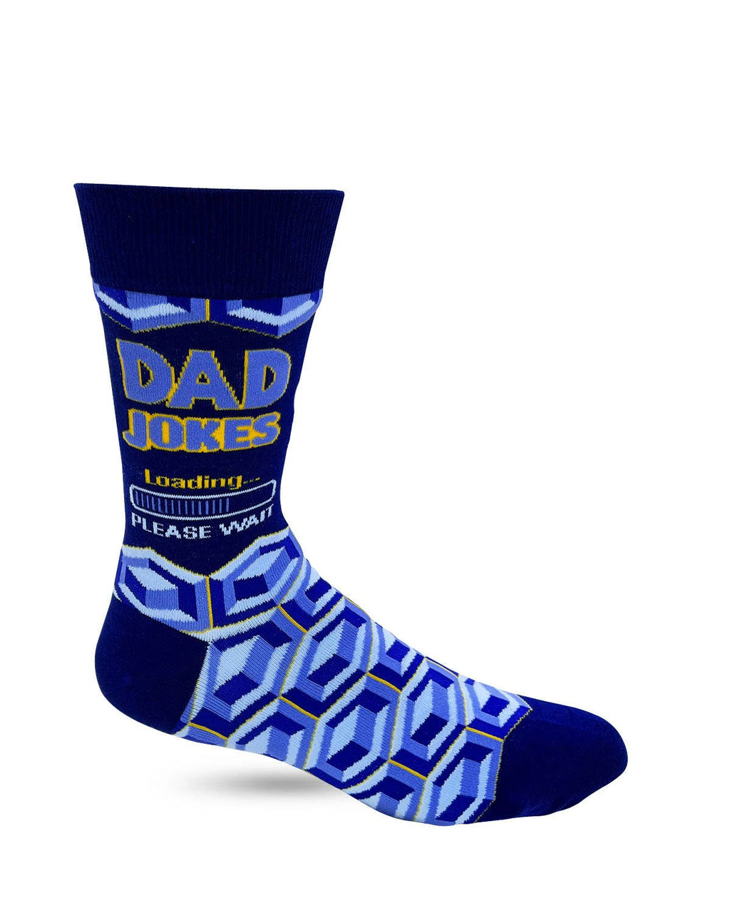 Dad Jokes Loading... Please Wait Men's Socks