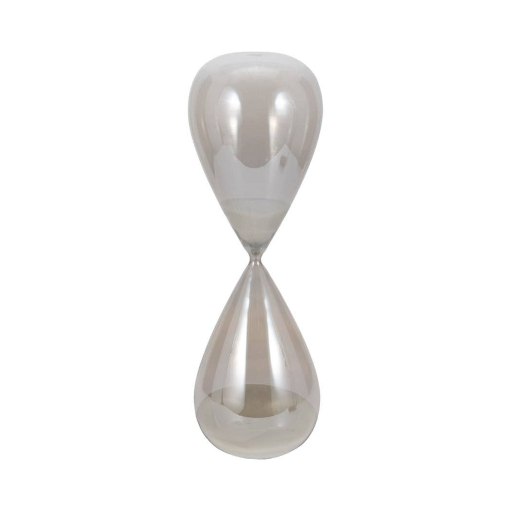 Large Teardrop Silhouette Hourglass - Grey, 20 in.