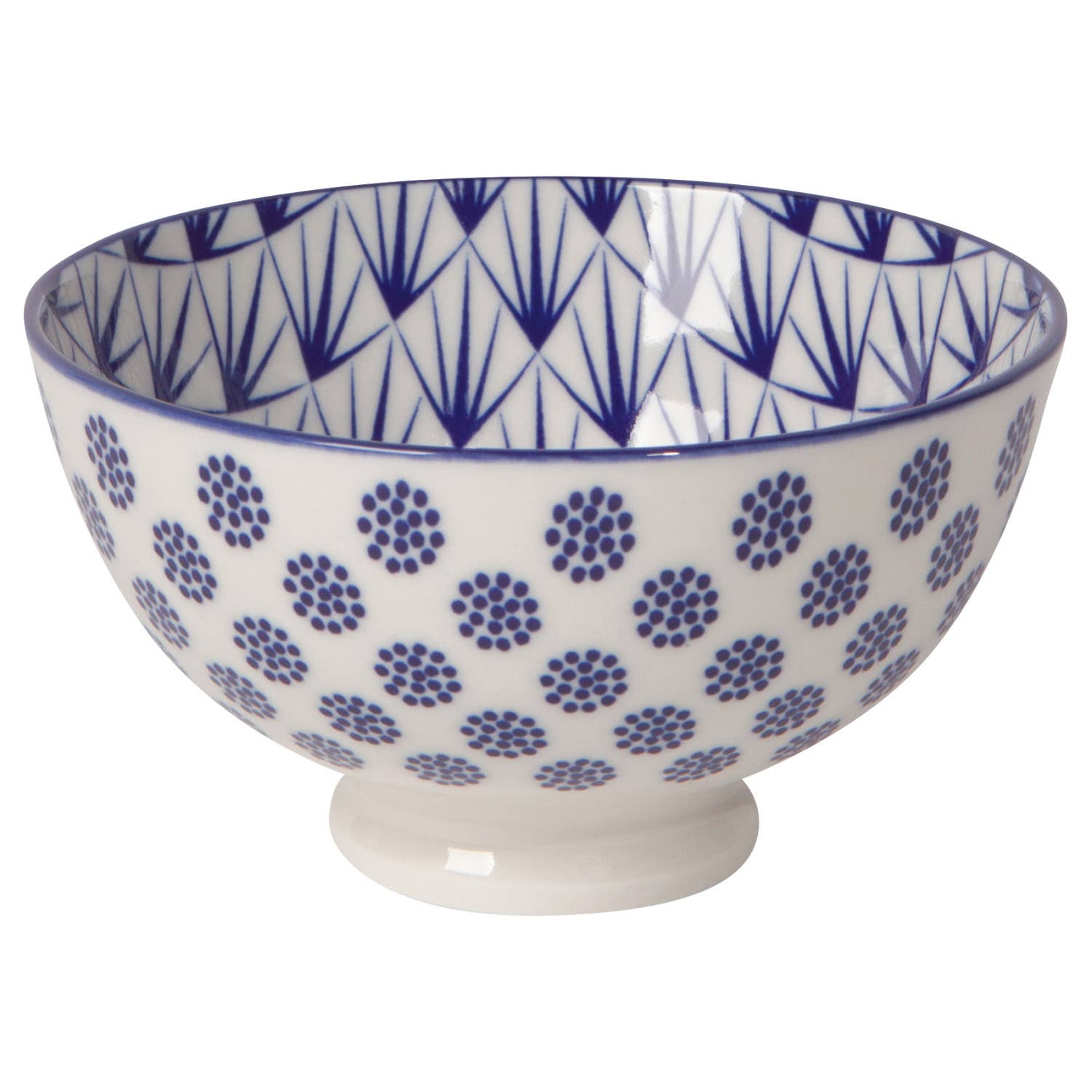 Blue Dots Bowl 4 inch