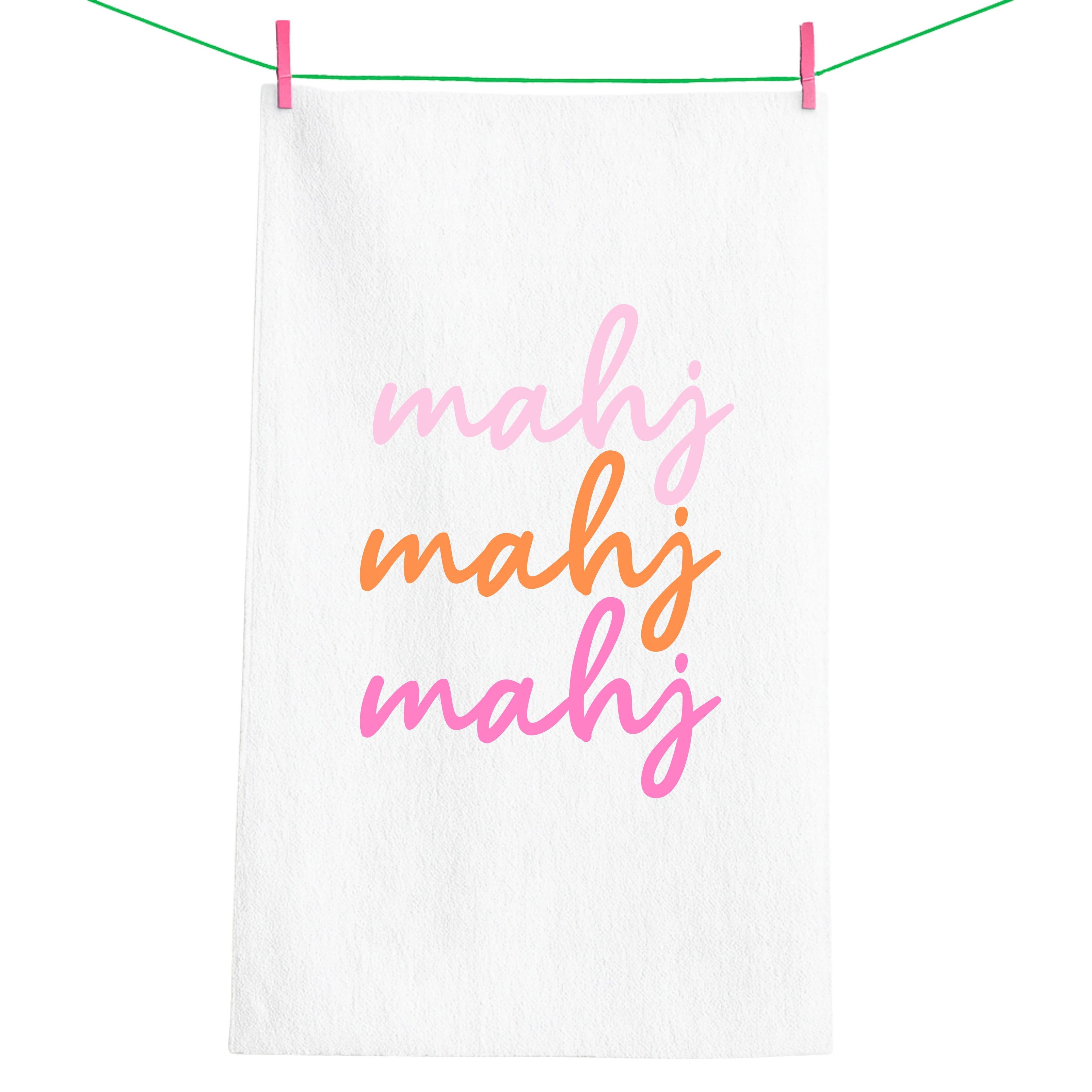 Mahj Mahj Mahj towel