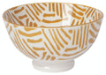 4" Yellow Lines Bowl