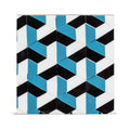 Set of 4 Mosaic Coasters-Blue