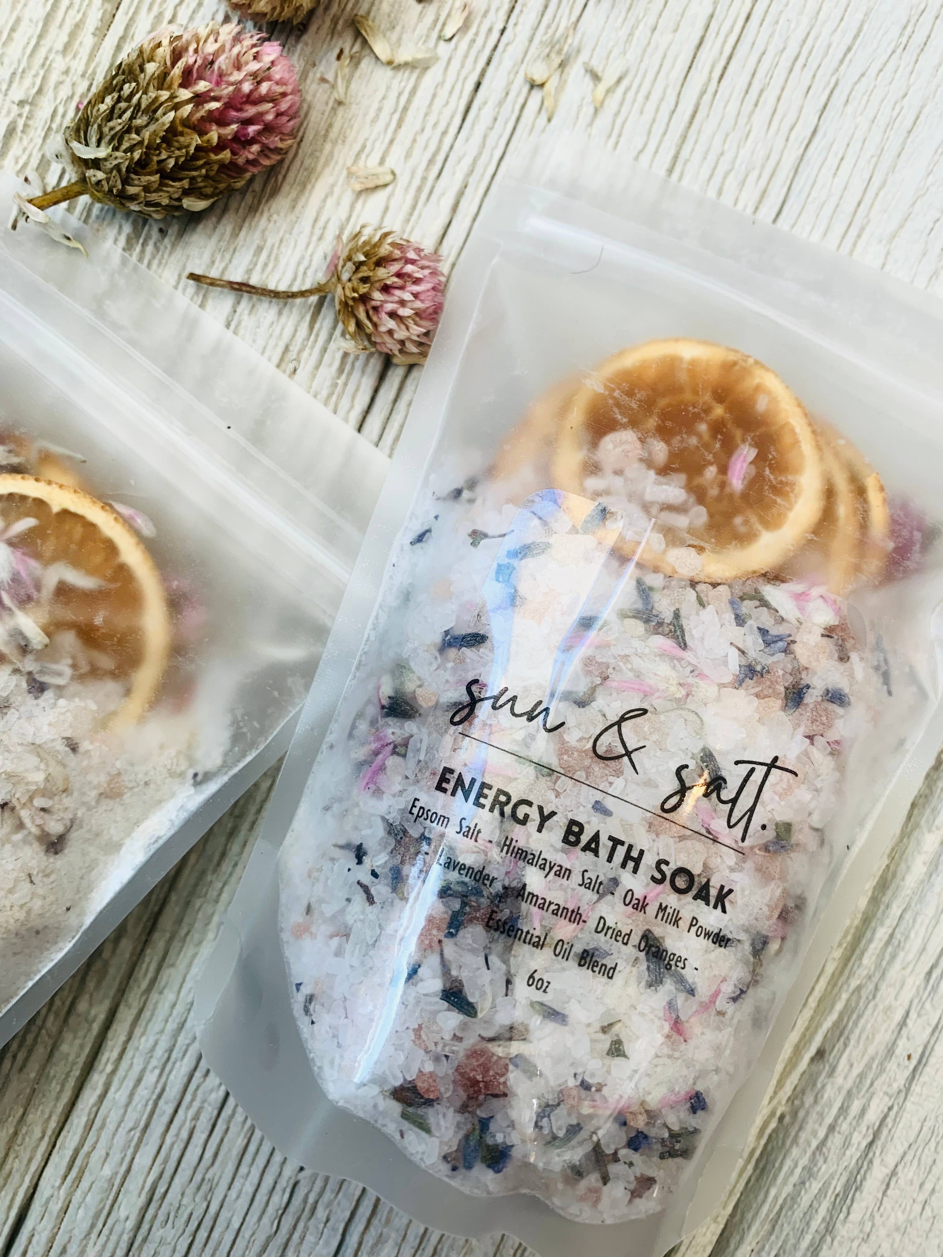 Energy Bath Soak - Bath Salts - Mother's Day Gift -Lux&Lou -