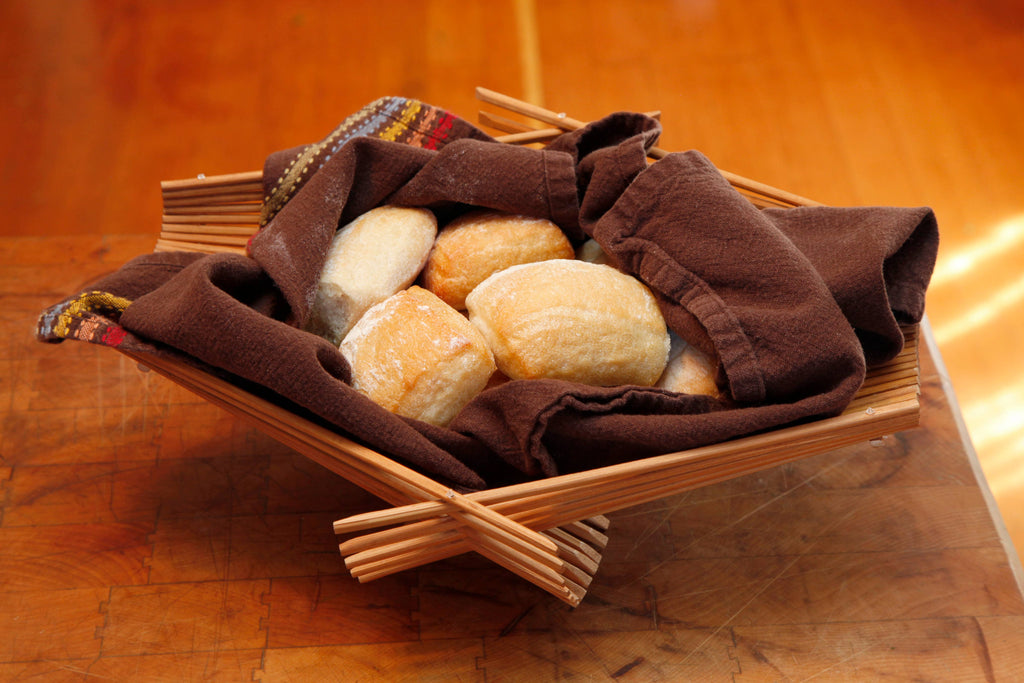 Chopstick Folding Basket: Dark Tea Stained