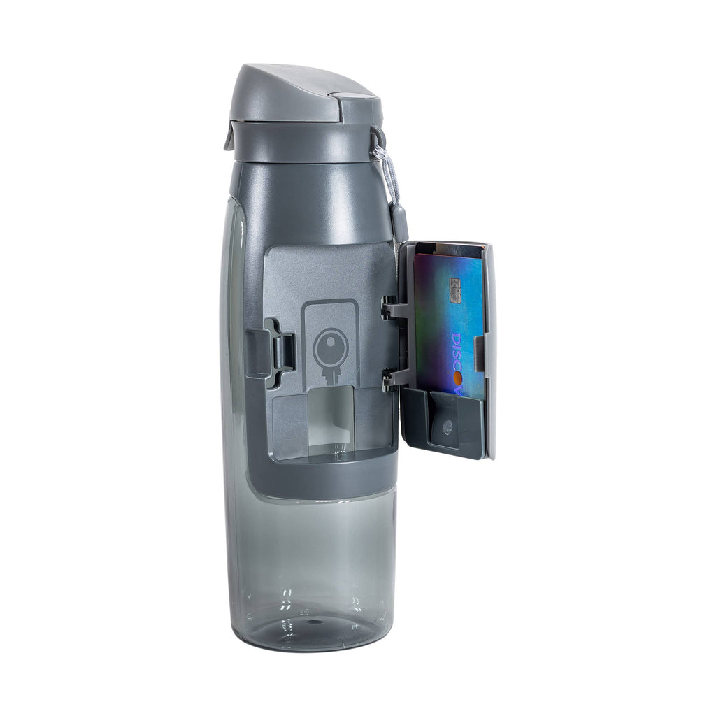 The Wallet Bottle | BPA-Free Water Bottle with Side Wallet