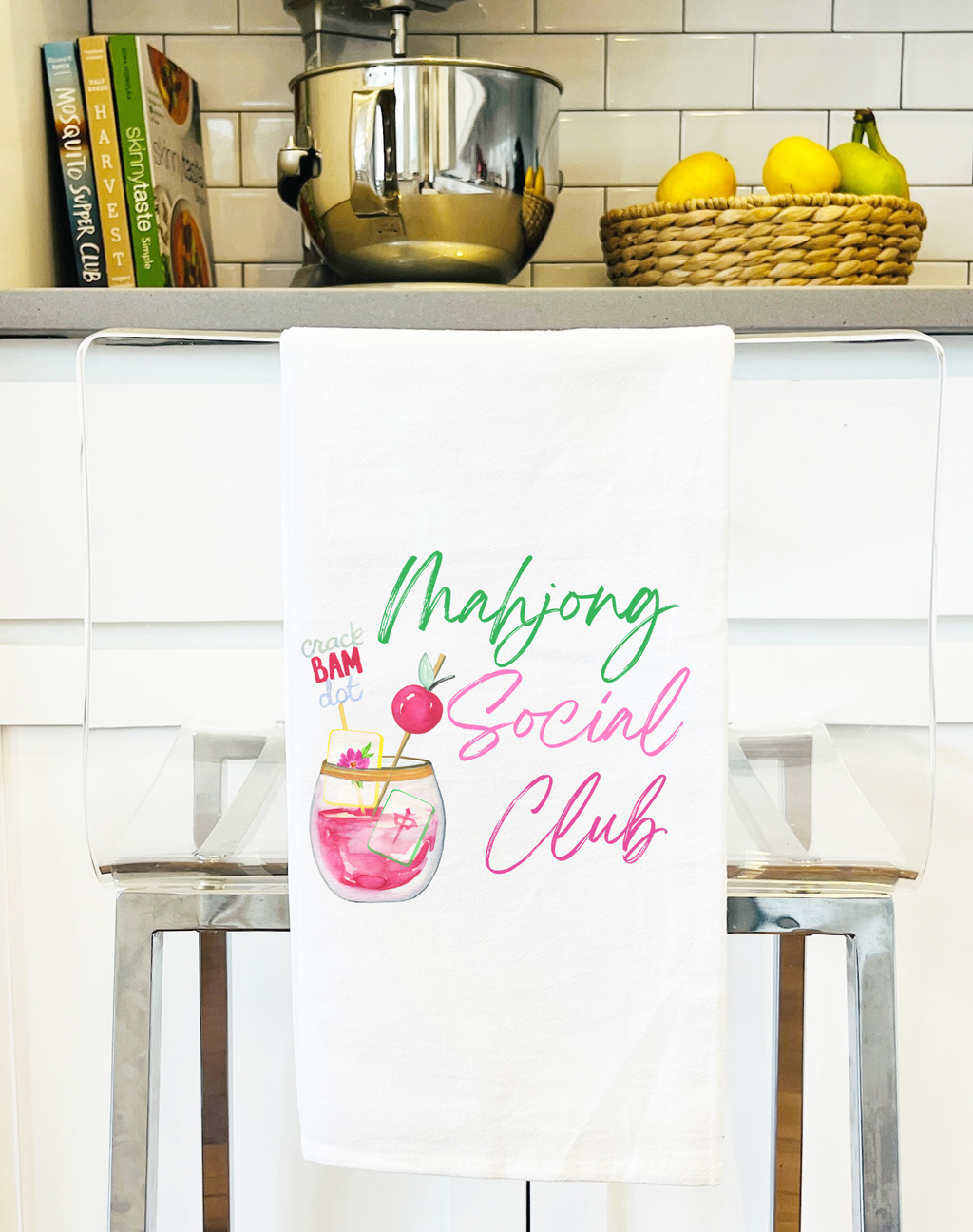 Mahjong Social Club towel