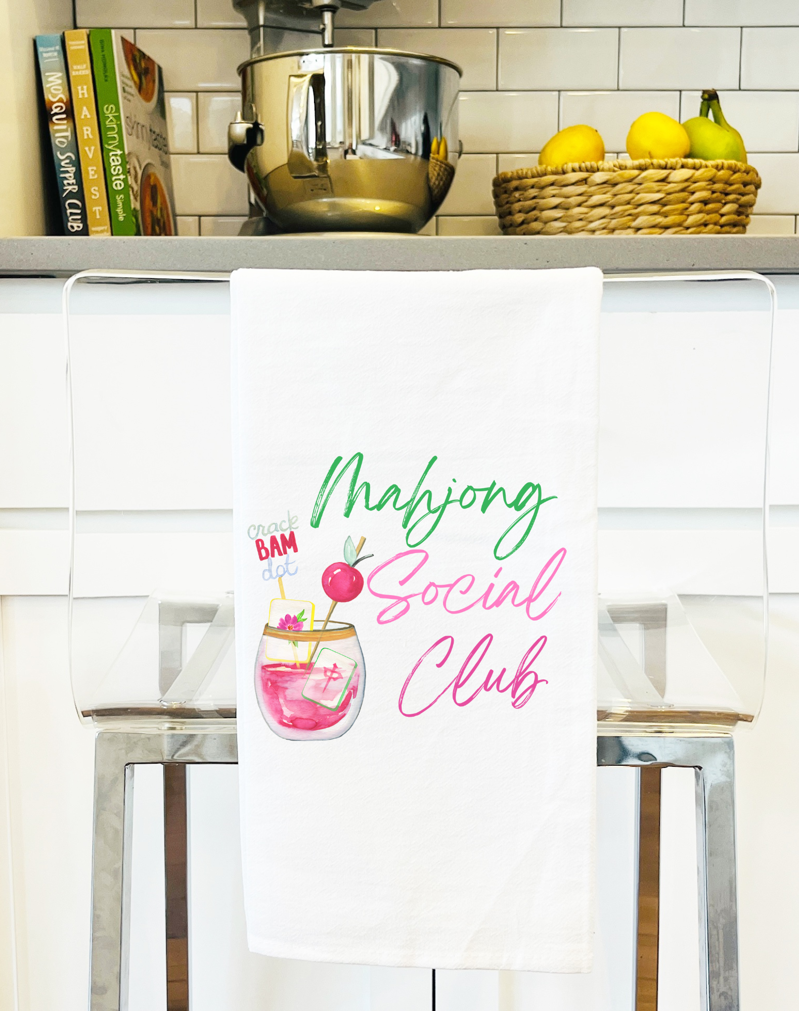 Mahjong Social Club towel