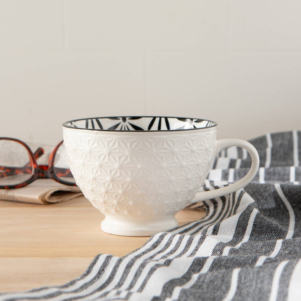 White Latte Mug 14 oz