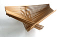 Chopstick Folding Basket- Light Tea Stained