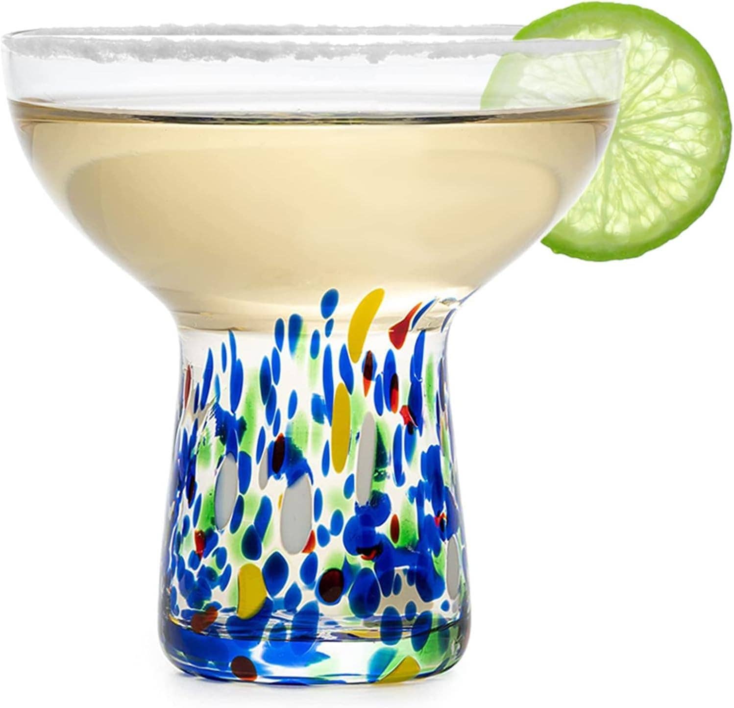 Stemless Confetti Margarita Glass | 14 OZ