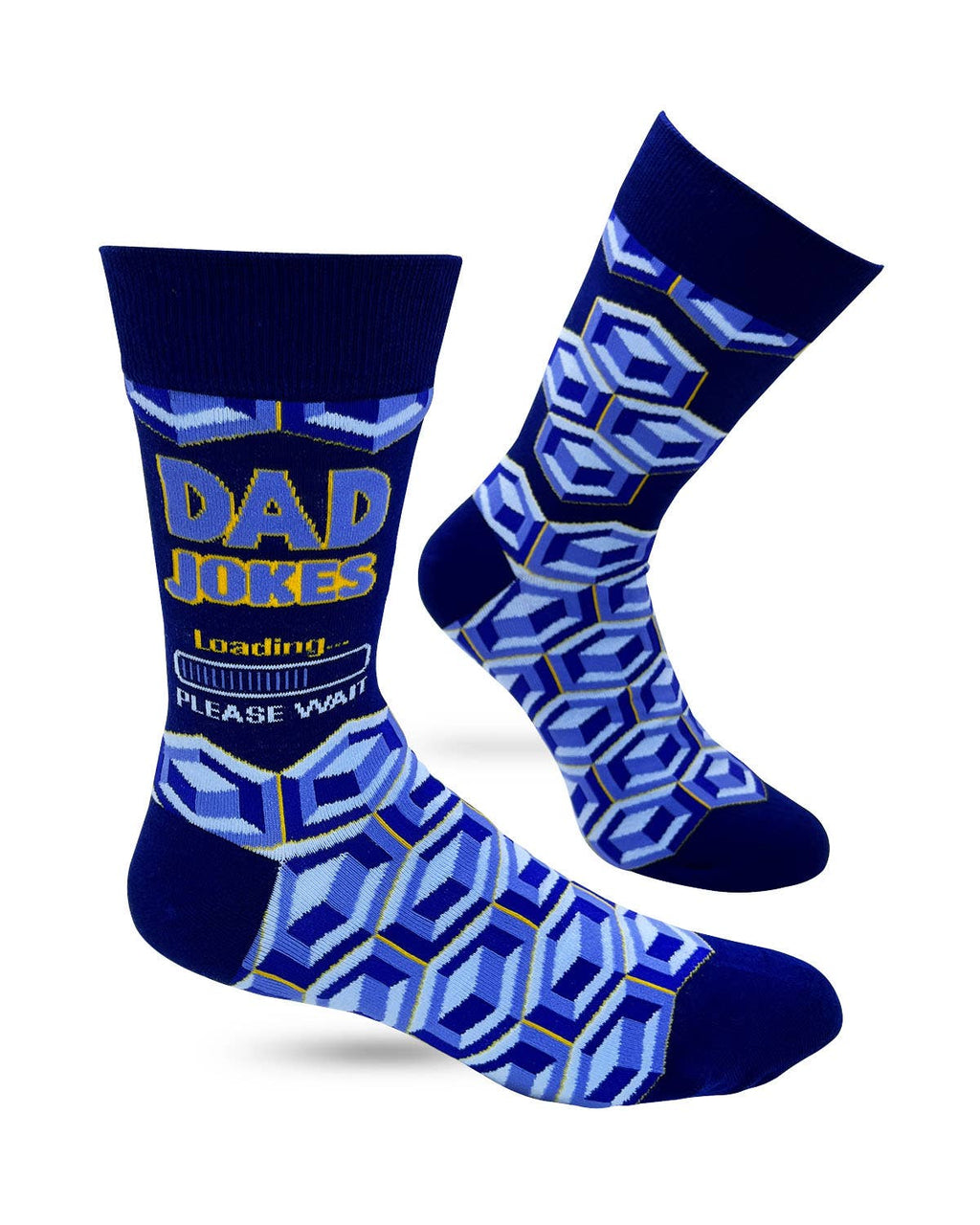 Dad Jokes Loading... Please Wait Men's Socks