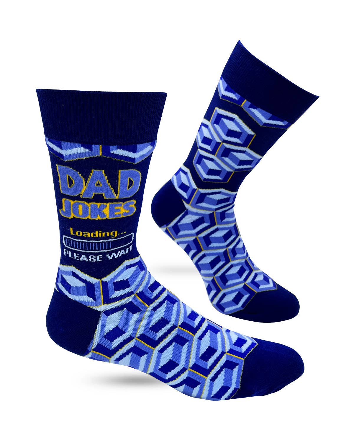 Dad Jokes Loading... Please Wait Men's Socks