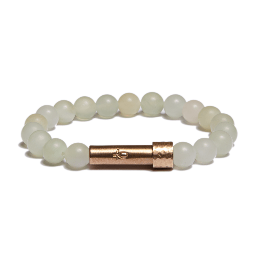 Matte Light Jade Intention Bracelet - Wishbeads