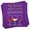 My Doctor Says...Funny Napkins