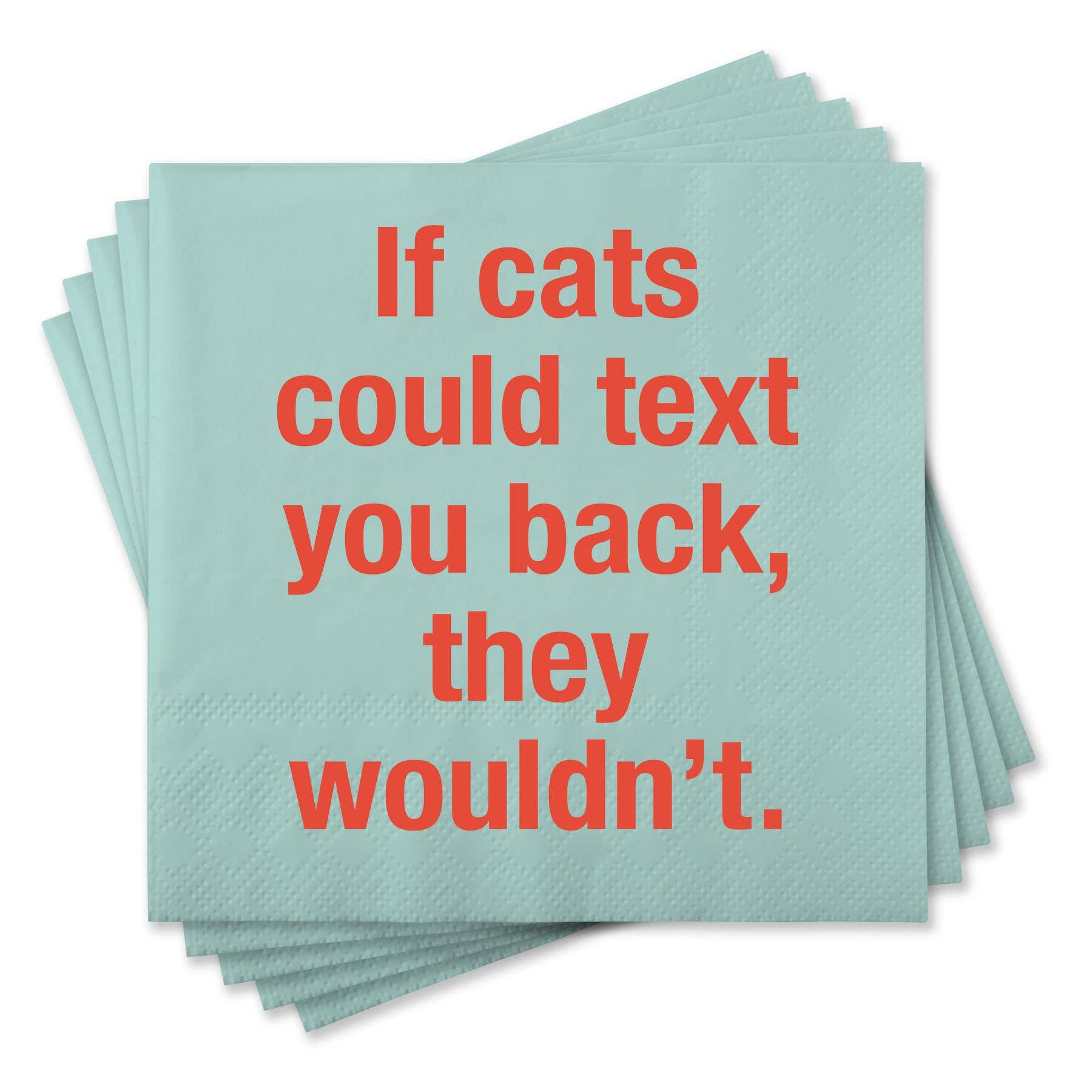 If Cats Could Text...Funny Napkins
