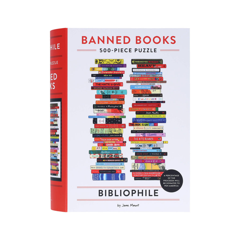 Bibliophile Banned Books 500-Piece Puzzle