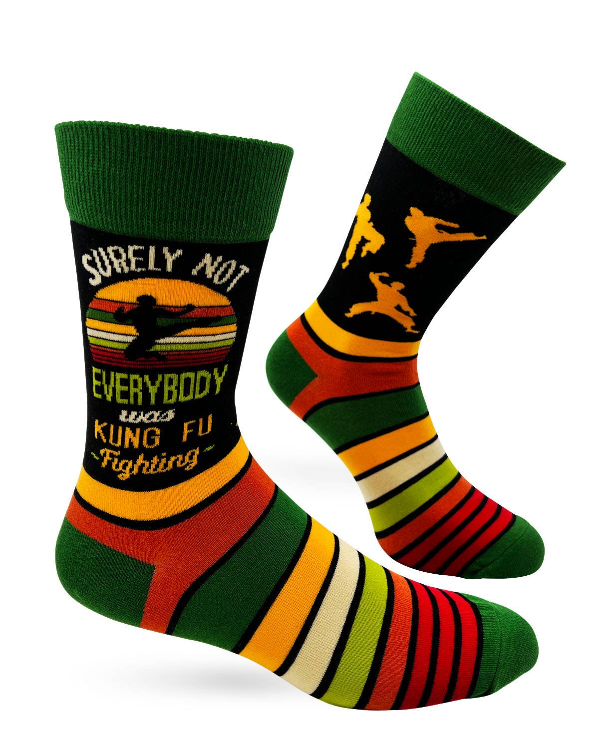Surely Not Everybody Was Kung Fu Fighting Men's Socks