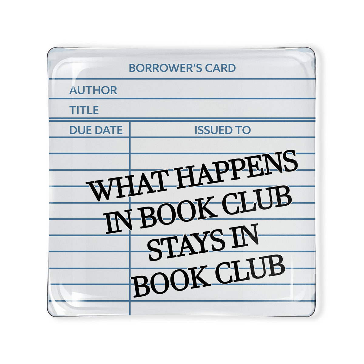 Book Club Glass Tray