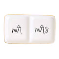 Mr. and Mrs. Jewelry Dish
