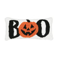 Halloween Boo Pumpkin Throw Pillow