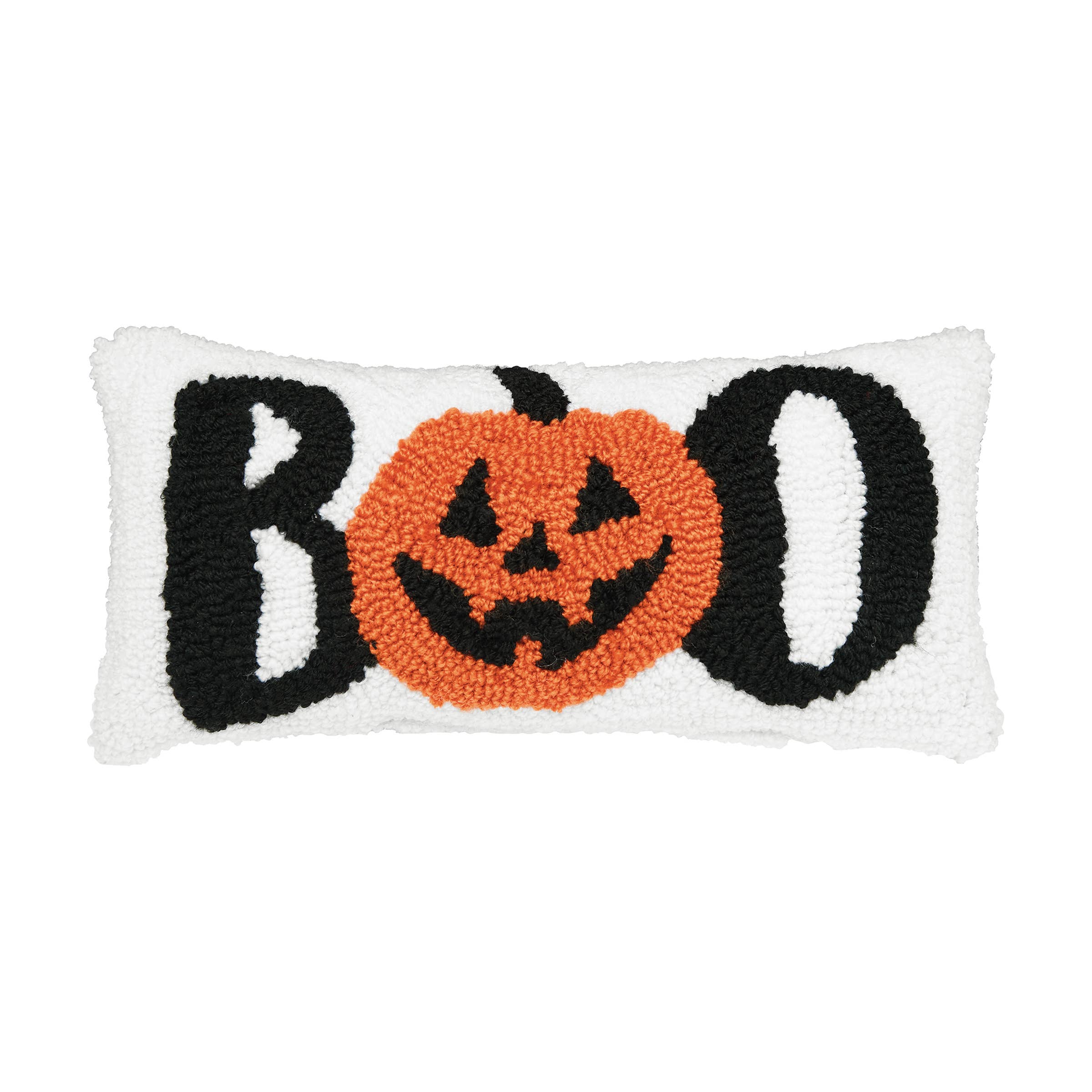 Halloween Boo Pumpkin Throw Pillow
