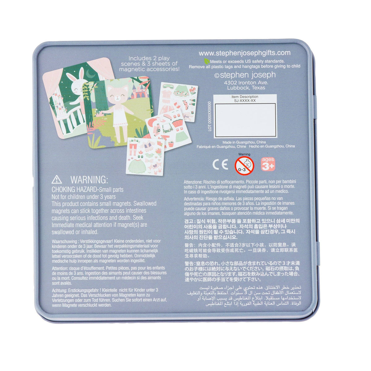 Travel Tin Magnetic Dress Up- 3 Designs