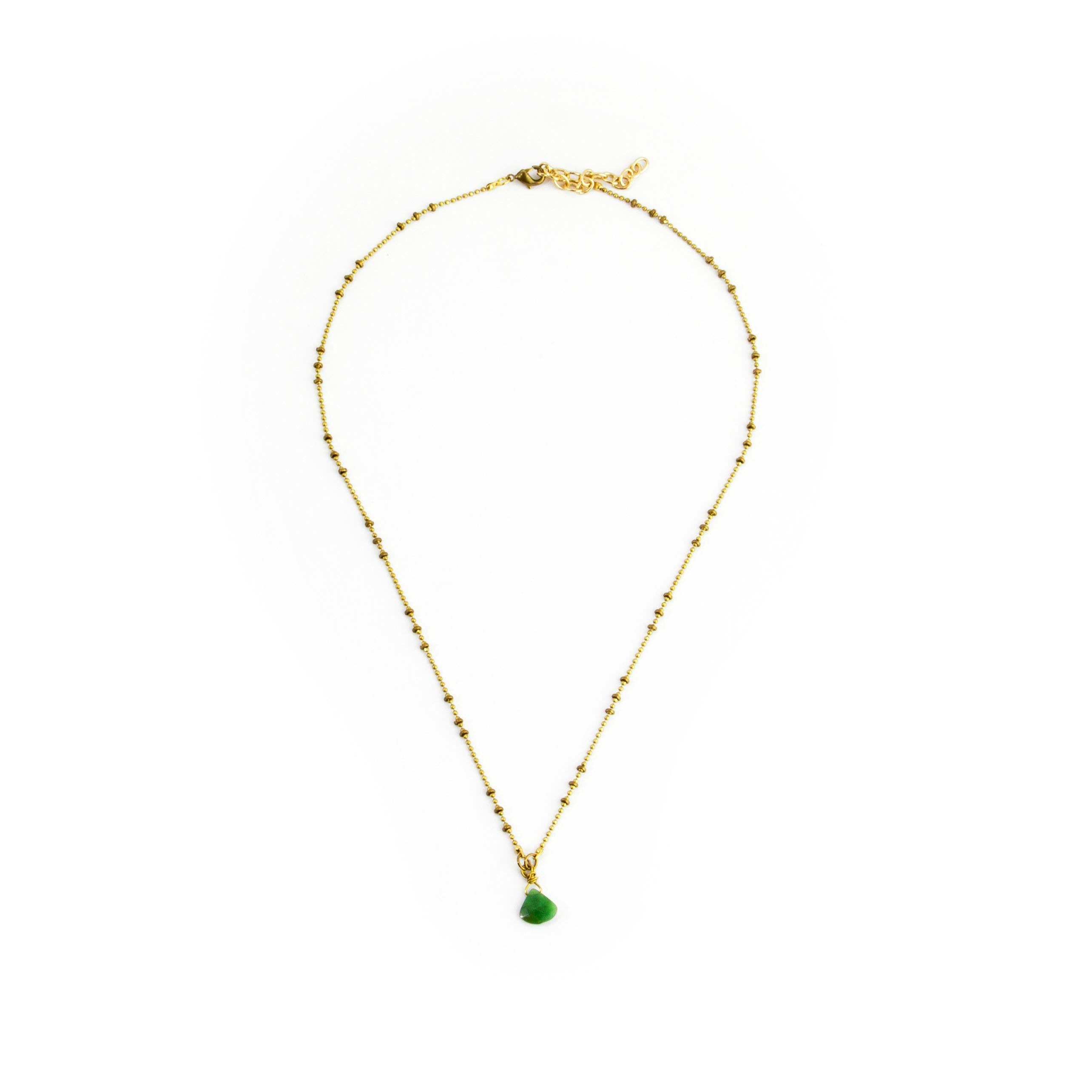Gemstone Bauble Necklace