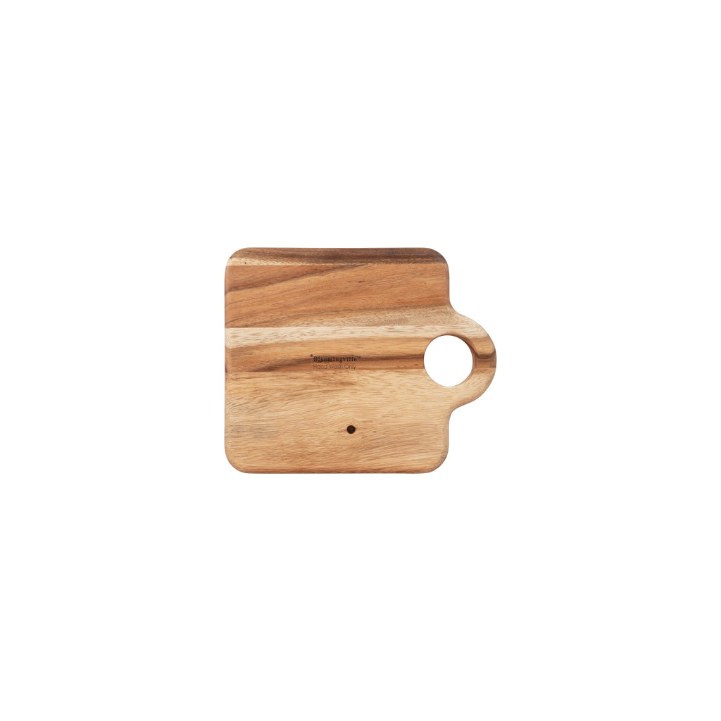 Suar Wood Cheese/Cutting Board with Handle