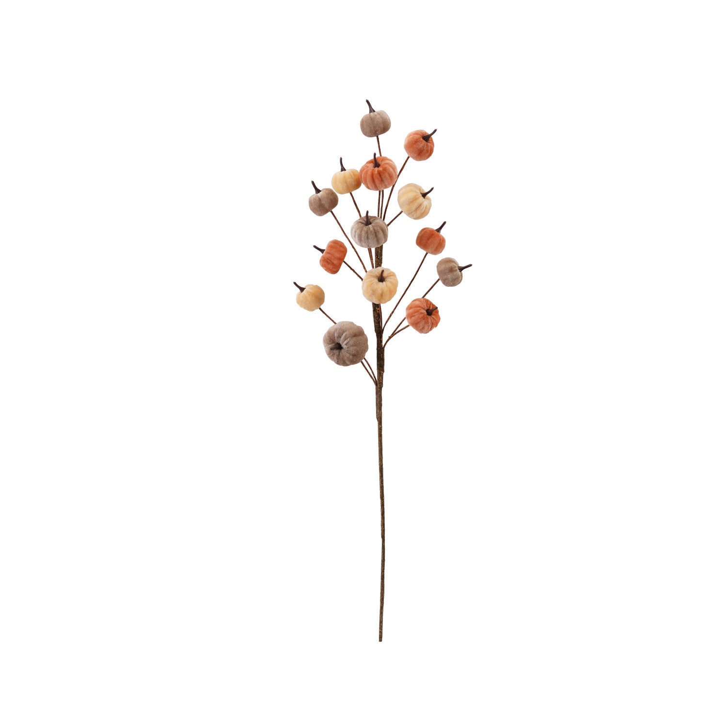 Velvet Pumpkin Decorations