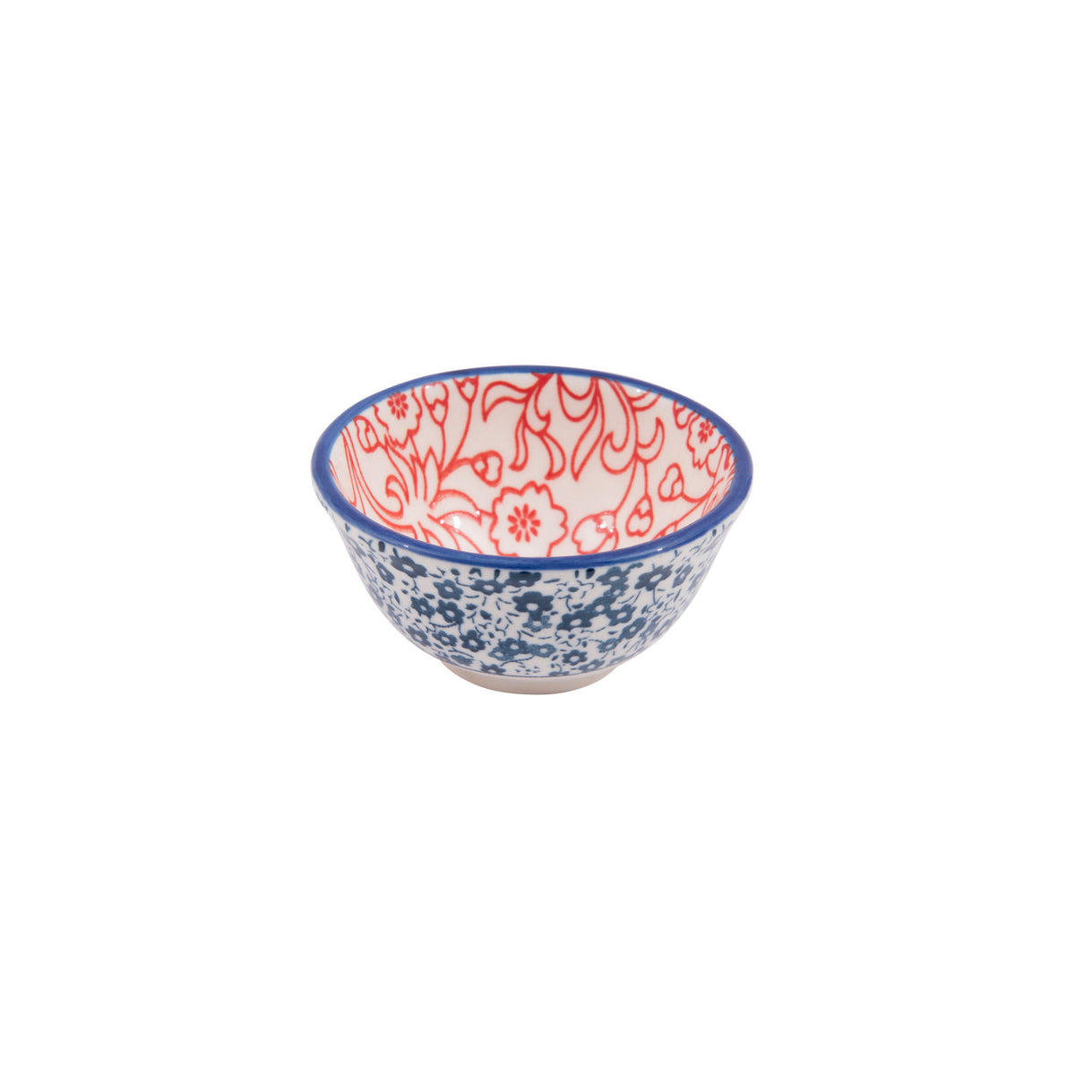 Hand-Stamped Stoneware Pinch Pot, 4 Assorted Styles