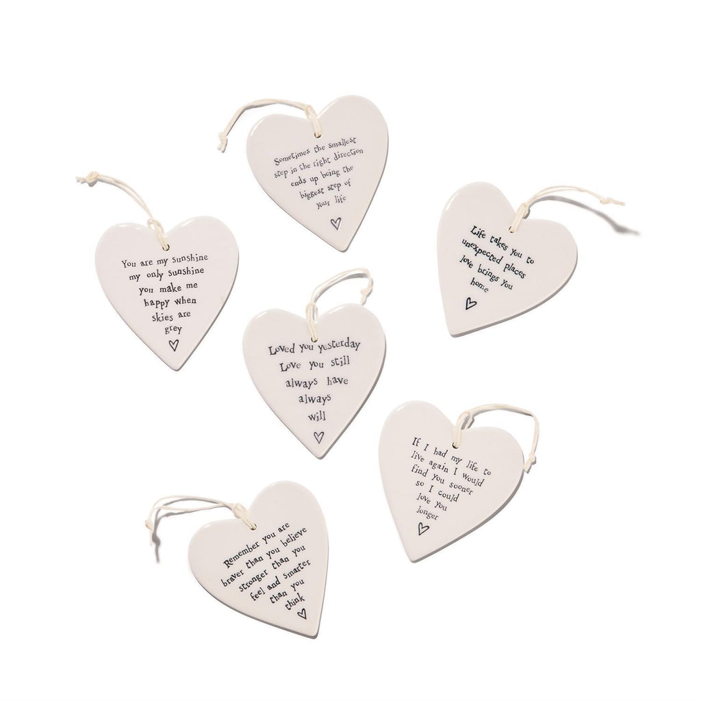 Heart Hanging Ornament- 6 Designs
