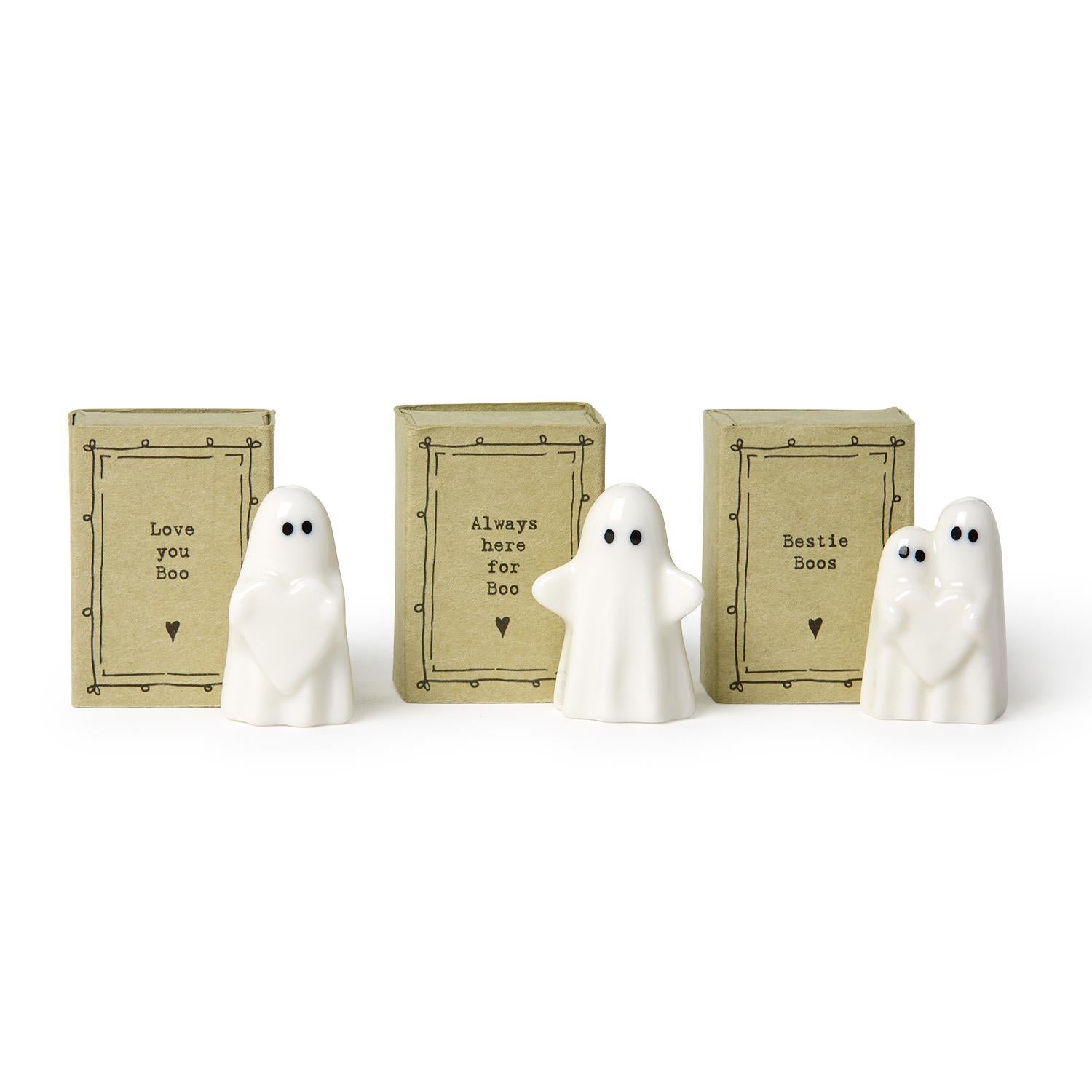Ghost Matchbox Figurine in Gift Box