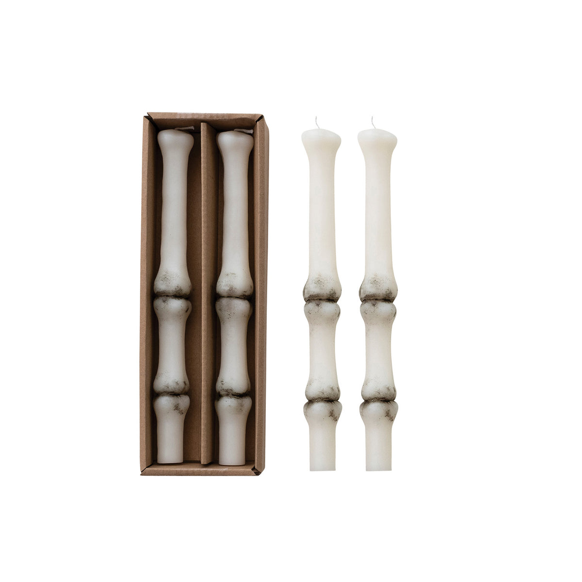 Finger Bone Shaped Taper Candles