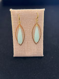 Aqua Chalcedony Earrings