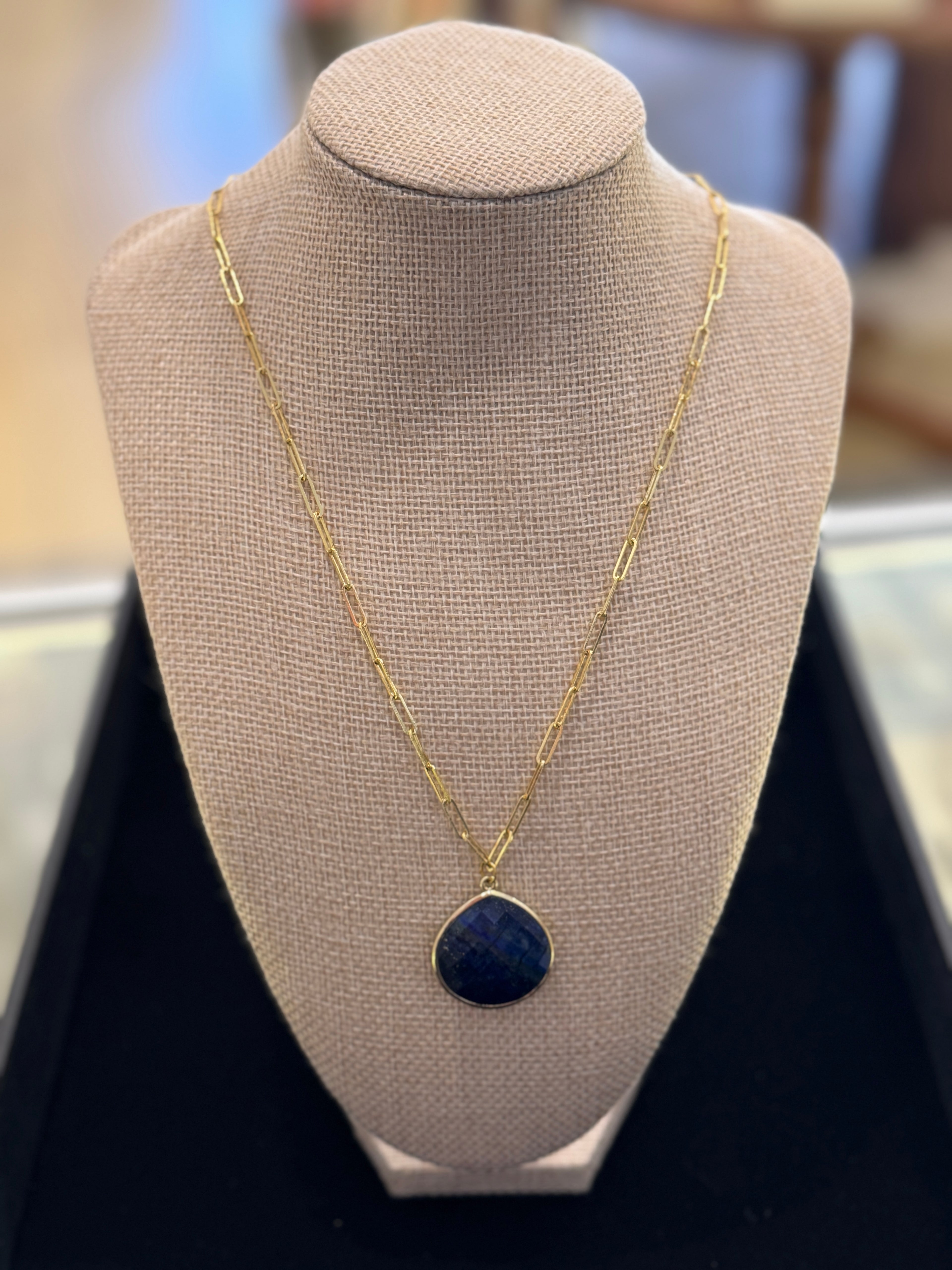Lapis Lazuli Pendant Necklace