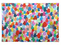 Rainbow Pomegranates Rosh Hashanah Challah Cover