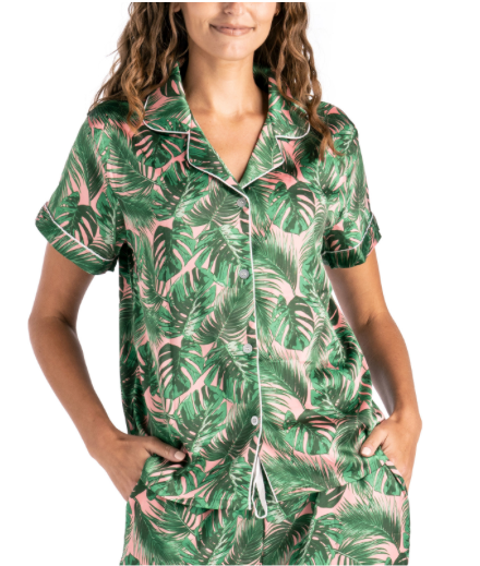 Aloha Satin Pajama Pant Set