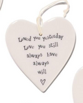 Heart Hanging Ornament- 6 Designs