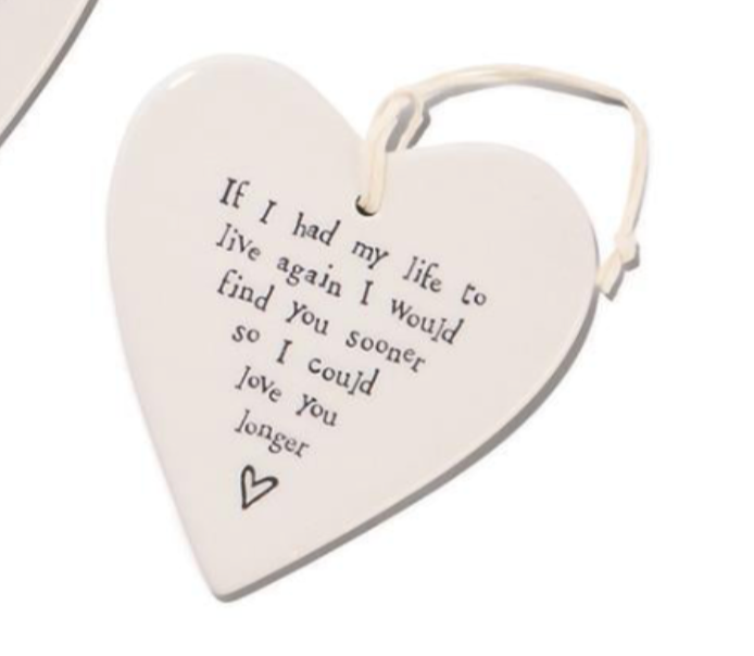Heart Hanging Ornament- 6 Designs