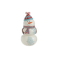 Stoneware Snowman Shaped Cookie Jar